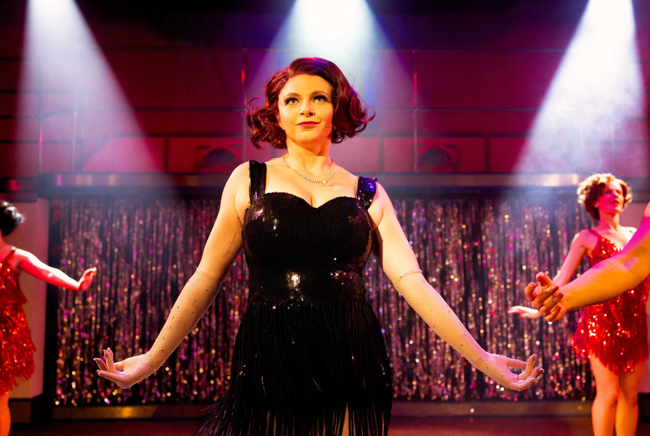 Anything Goes, Lighting Design, ACT Theatre, Oct 2023 production still 5 by Ben Sassoon
