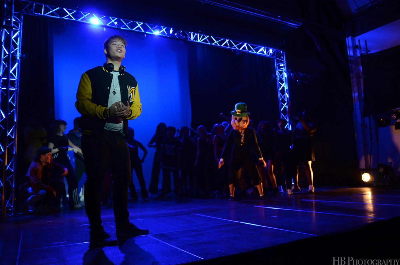 Bring It On, Lighting Design (Co-design), University of Birmingham, 2019 production still 3 by Ben Sassoon and Nick Thomas