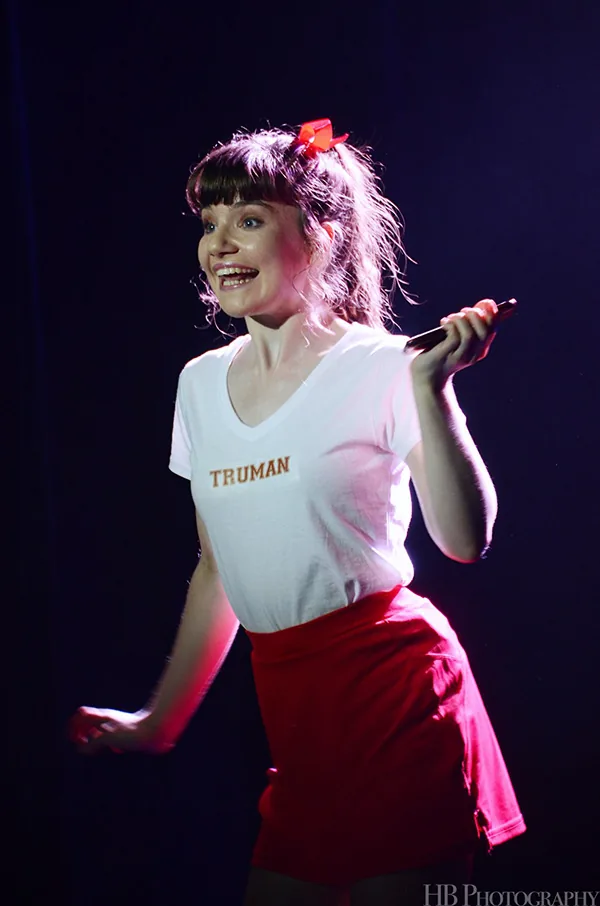 Bring It On, Lighting Design (Co-design), University of Birmingham, 2019 production still 6 by Ben Sassoon and Nick Thomas