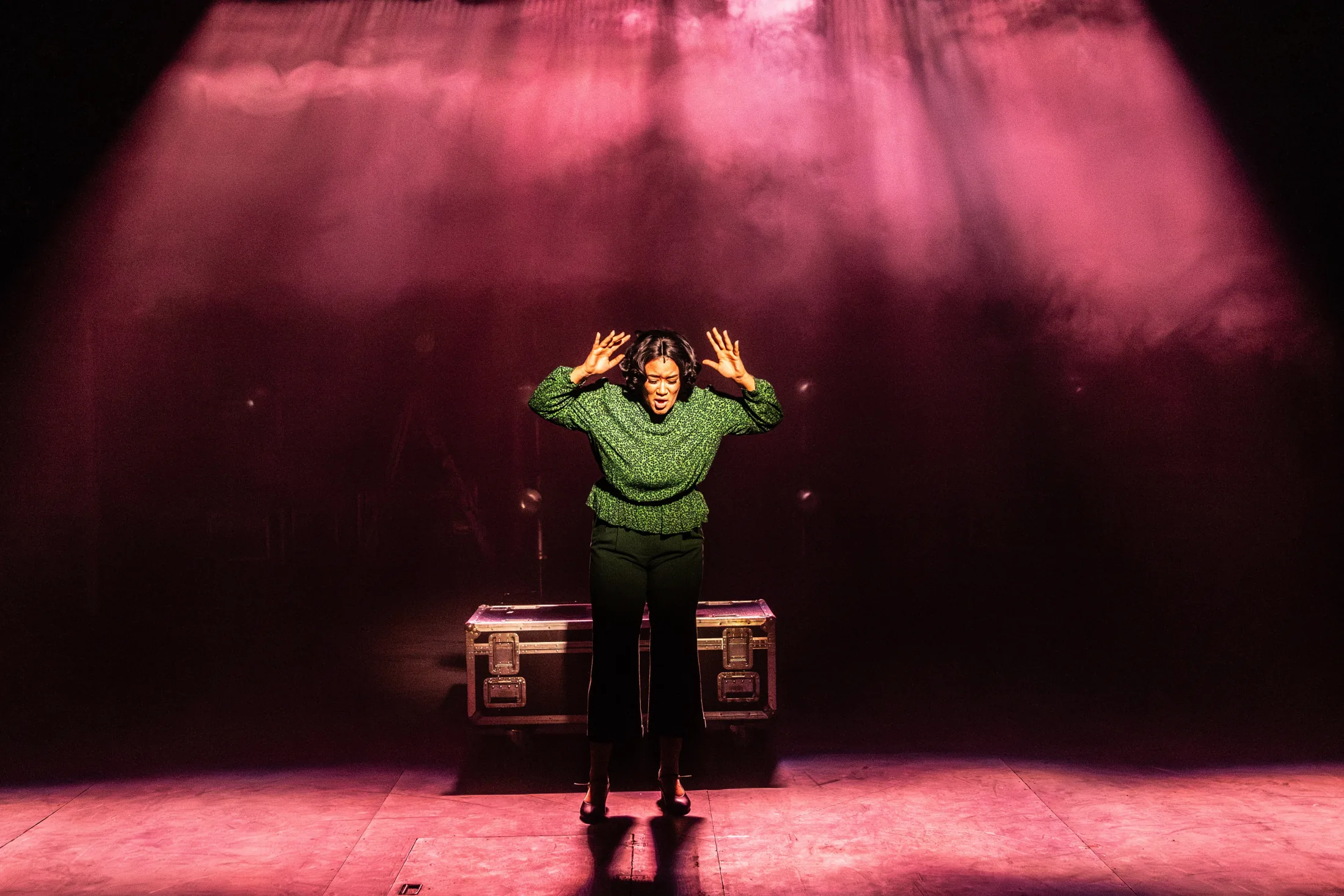 Dreamgirls, Lighting Design, Bridewell Theatre, Nov 2025 production still 4 by Ben Sassoon