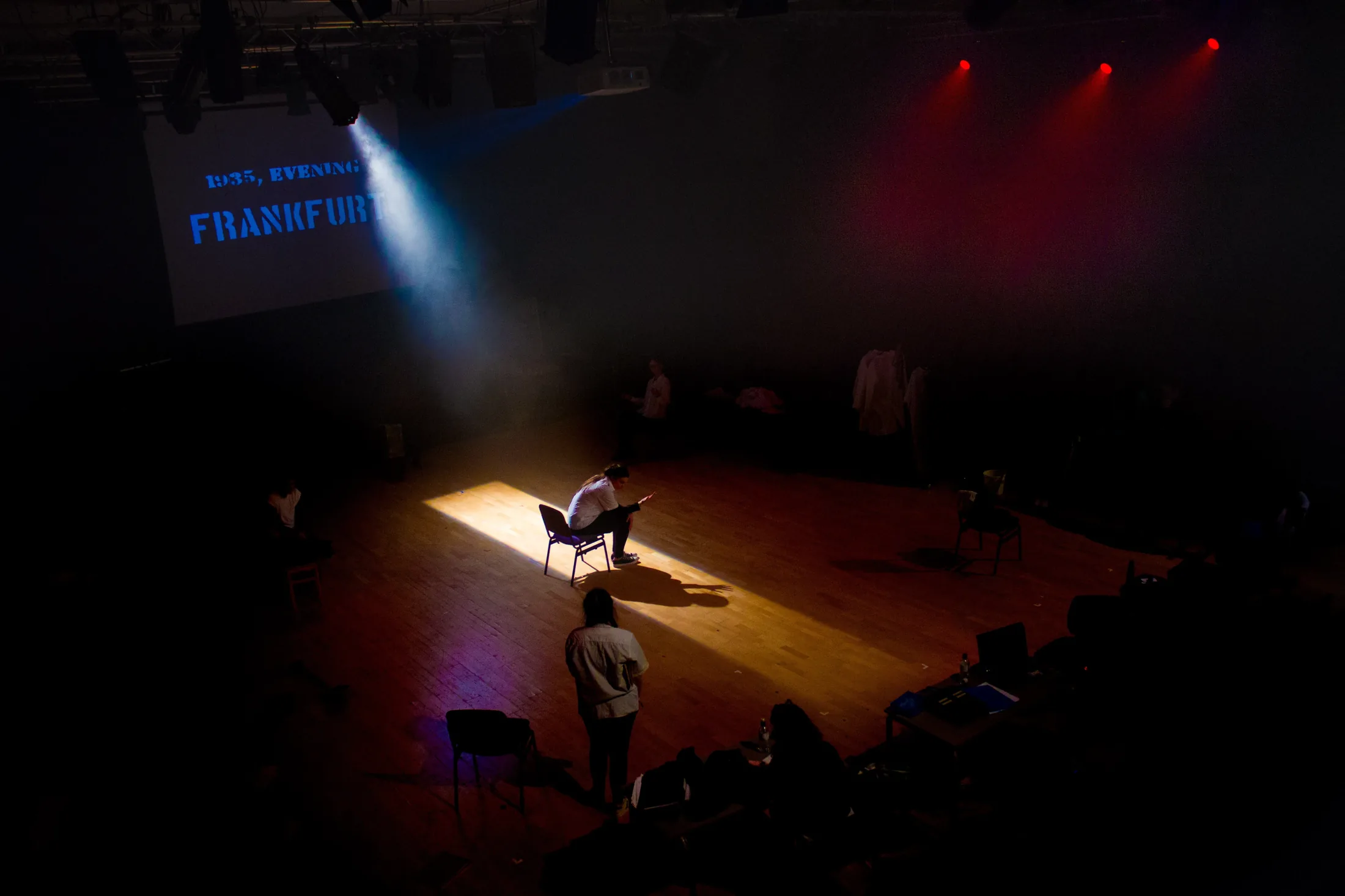 Fear and Misery of the Third Reich, Lighting and Video design, 2016 production still 3 by Ben Sassoon