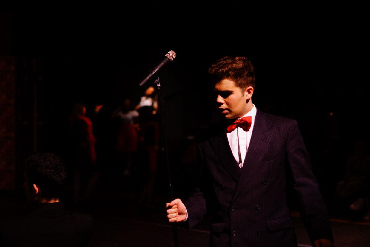 Guys and Dolls, Lighting Design, 2014 production still 3 by Ben Sassoon