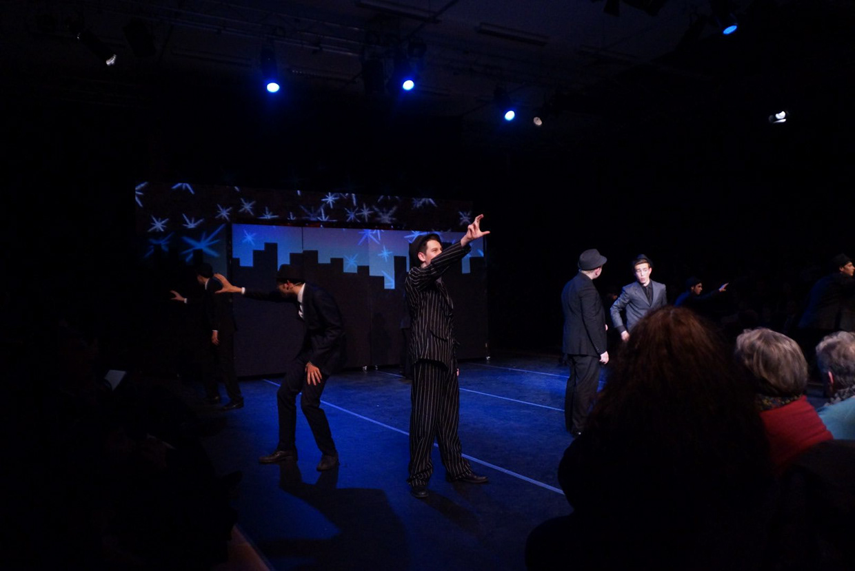 Guys and Dolls, Lighting Design, 2014 production still 6 by Ben Sassoon