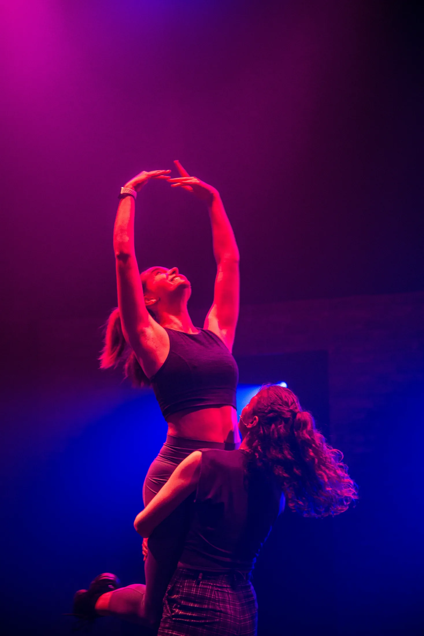 Our House, Lighting Design, Bridewell Theatre, June 2023 production still 8 by Ben Sassoon