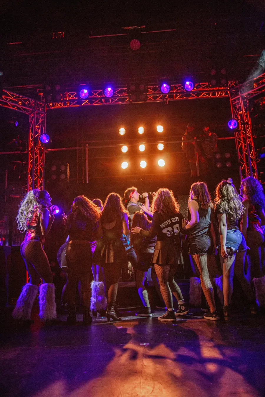 Rock of Ages, Lighting Design, ACT Theatre, Oct 2024 production image by Ben Sassoon