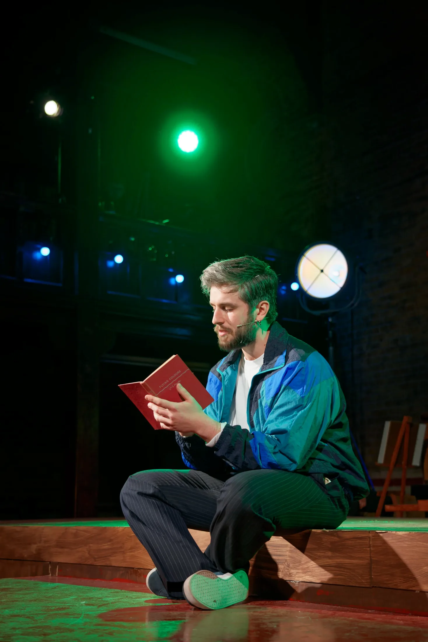 Sunday in the Park with George, Lighting Design, Wheatsheaf Hall, June 2024 production still 2 by Ben Sassoon