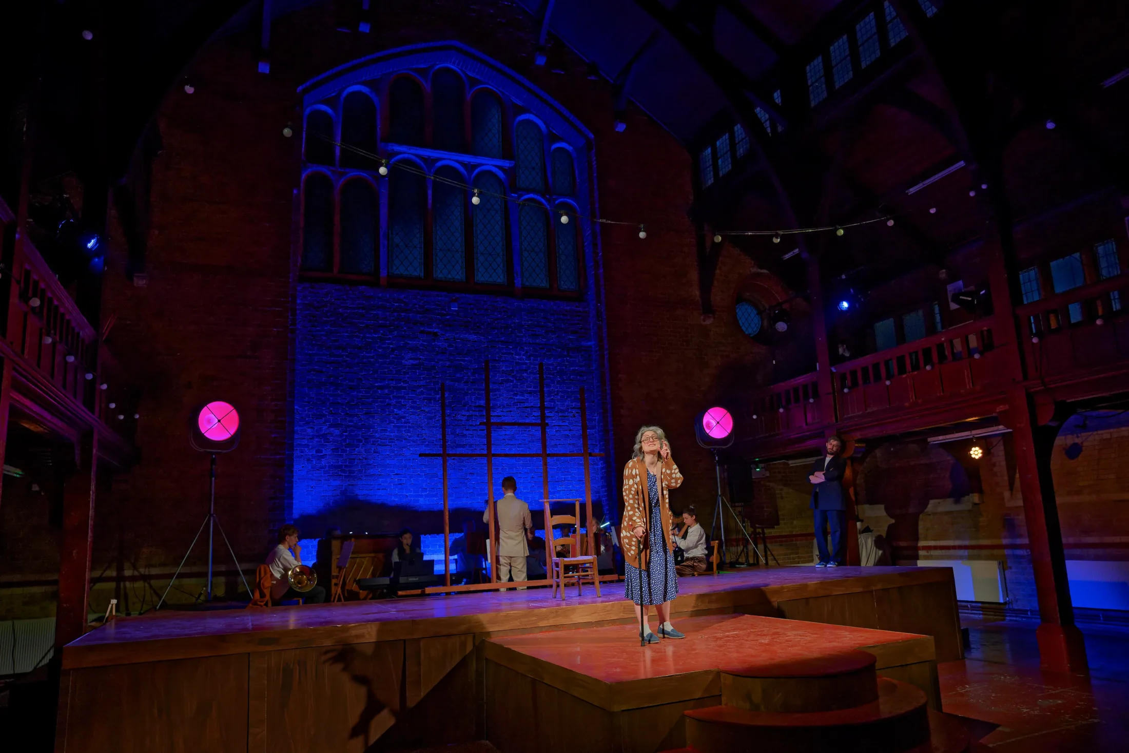 Sunday in the Park with George, Lighting Design, Wheatsheaf Hall, June 2024 production still 5 by Ben Sassoon