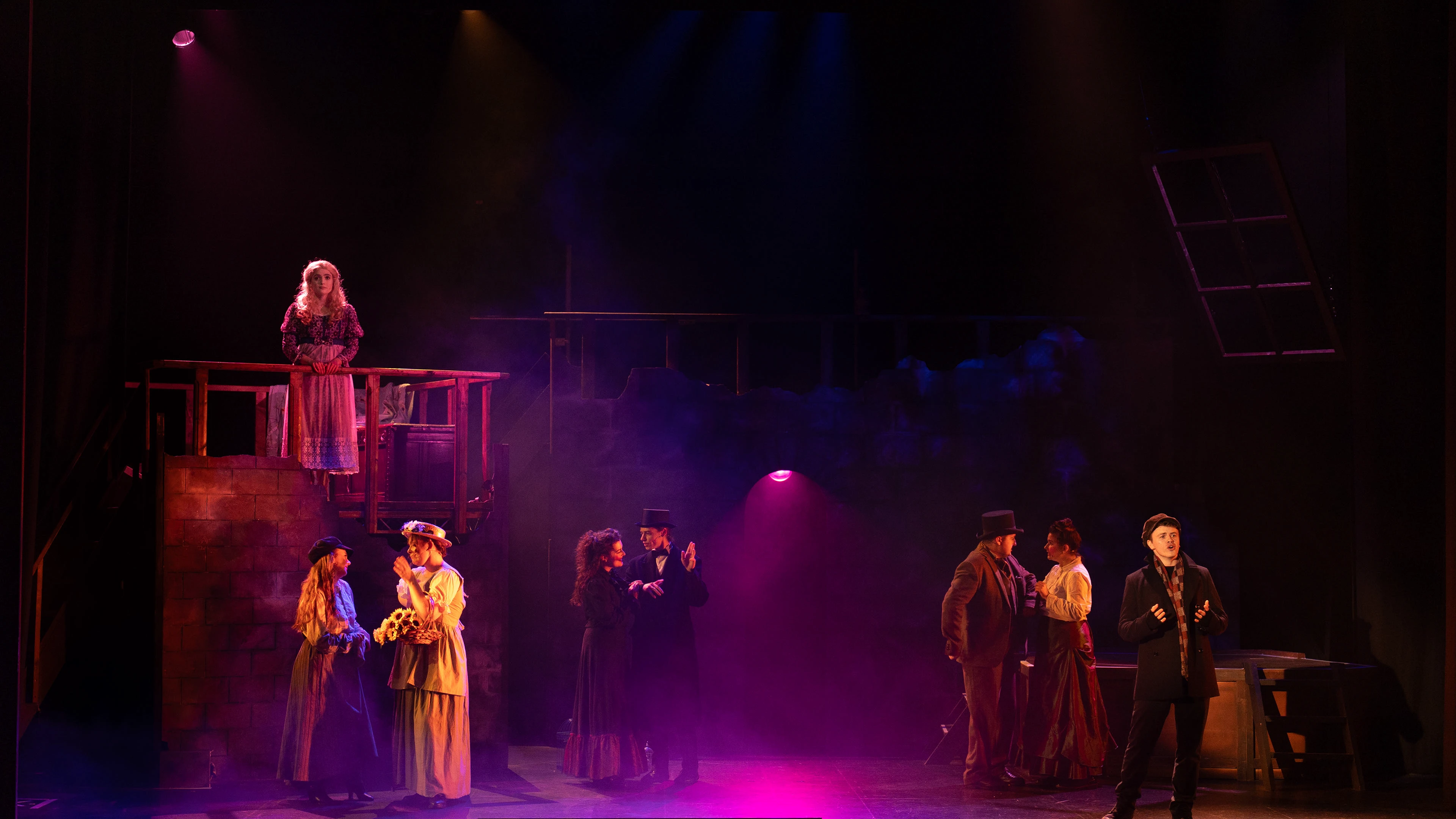 Sweeney Todd, Lighting Design, John McIntosh Arts Centre, Feb 2025 production still 6 by Ben Sassoon
