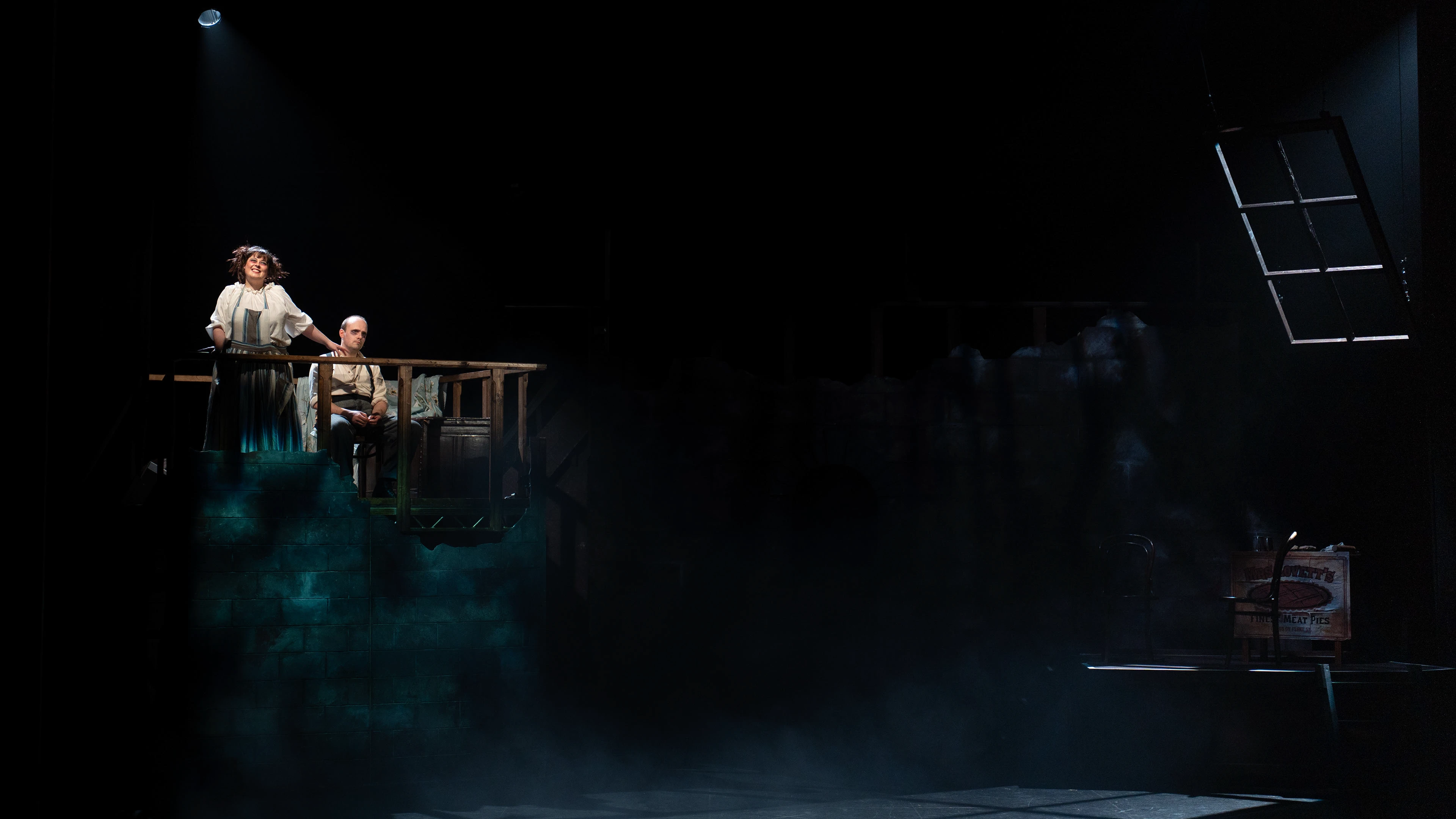 Sweeney Todd, Lighting Design, John McIntosh Arts Centre, Feb 2025 production still 7 by Ben Sassoon