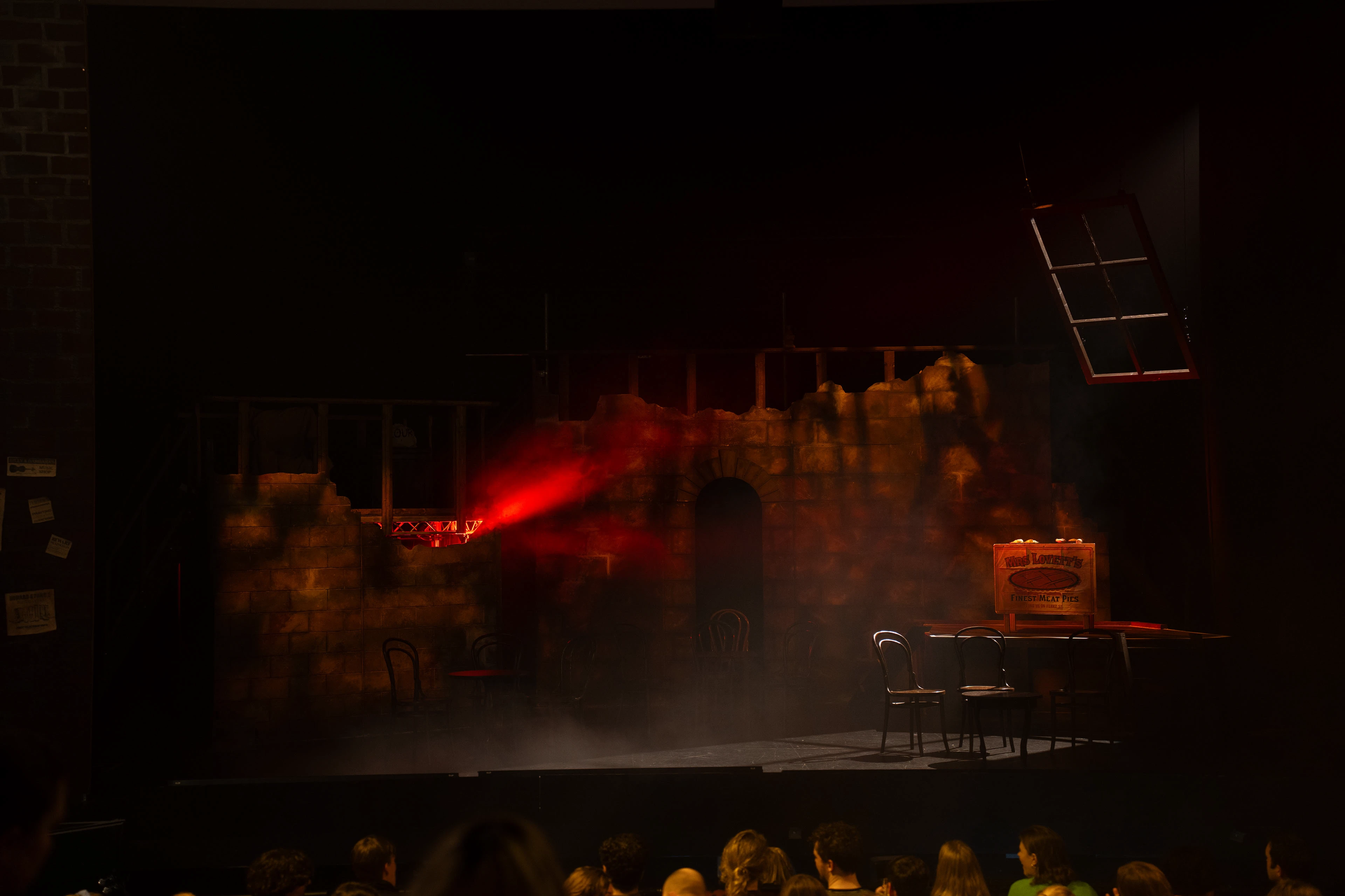 Sweeney Todd, Lighting Design, John McIntosh Arts Centre, Feb 2025 production still 8 by Ben Sassoon