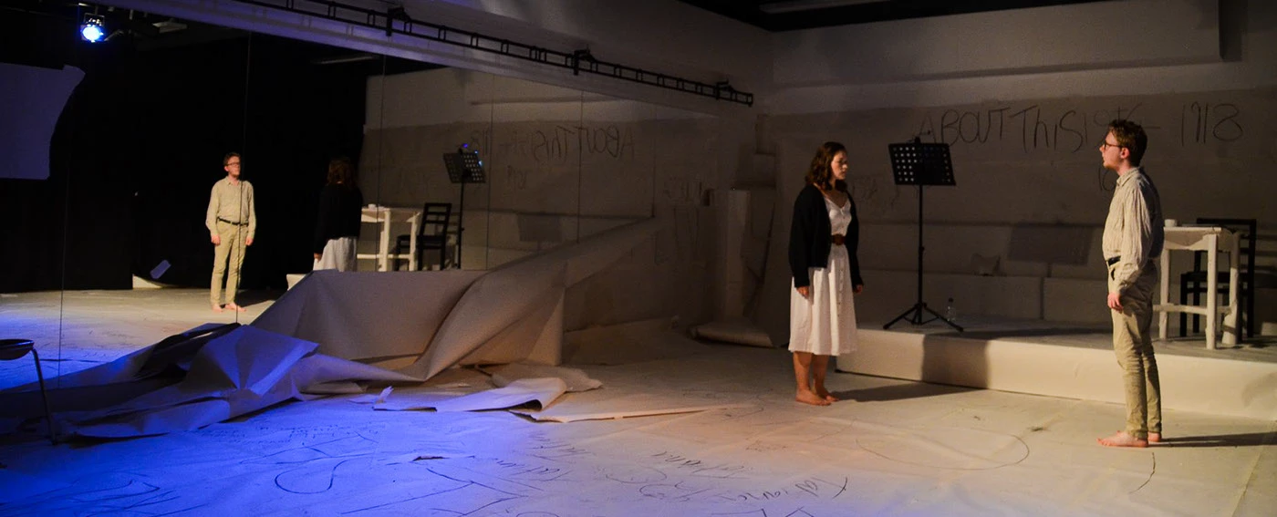Volodya - A Tragedy, Lighting Design, University of Birmingham, 2019 production still 5 by Ben Sassoon