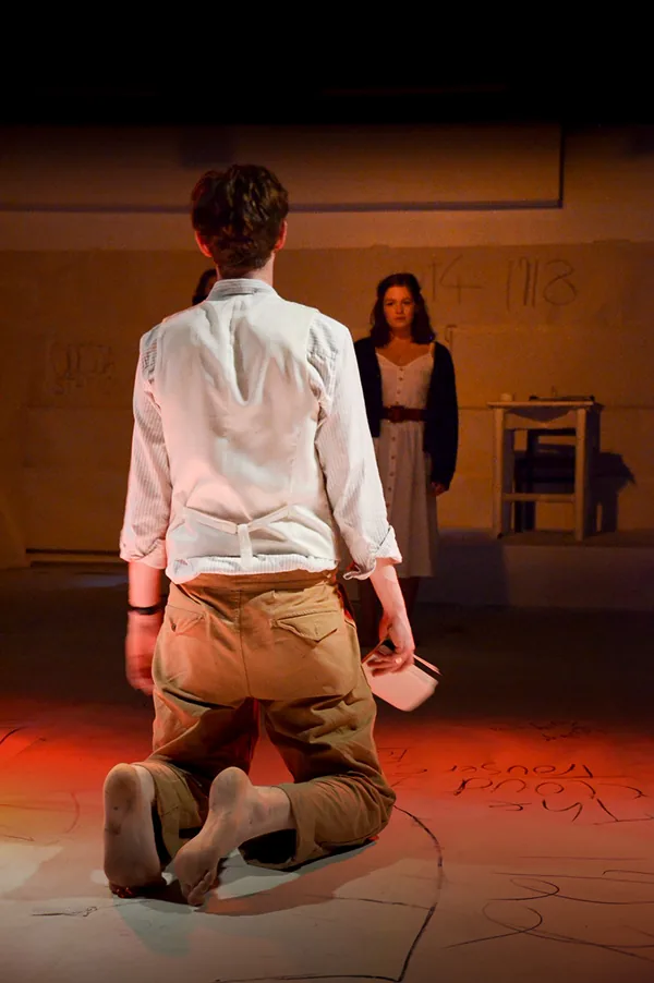 Volodya - A Tragedy, Lighting Design, University of Birmingham, 2019 production still 7 by Ben Sassoon